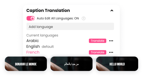 caption translations